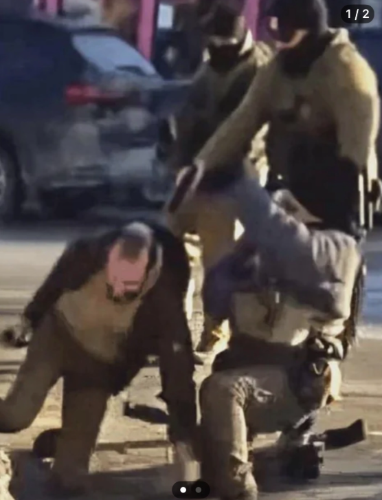 Frame from bystander footage of the fatal shooting of Alex Pretti by federal agents in Minneapolis, January 24, 2026.