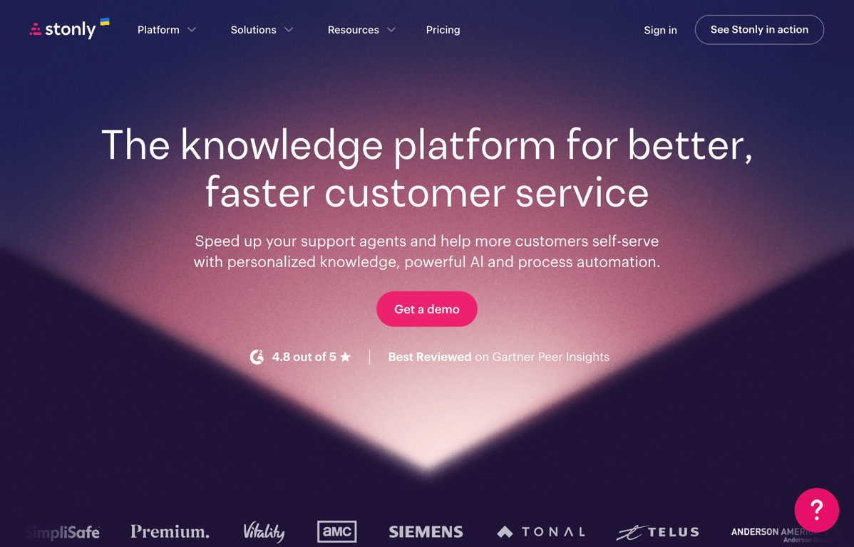 Stonly knowledge base platform
