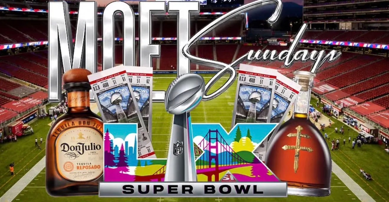 MOET SUNDAYS: SUPER BOWL VIBES 🏈🍾