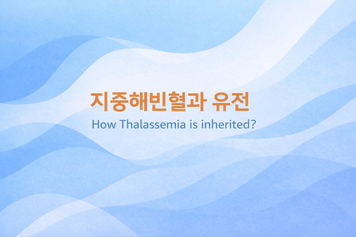 지중해빈혈은 왜 생기나요? (유전이야기)