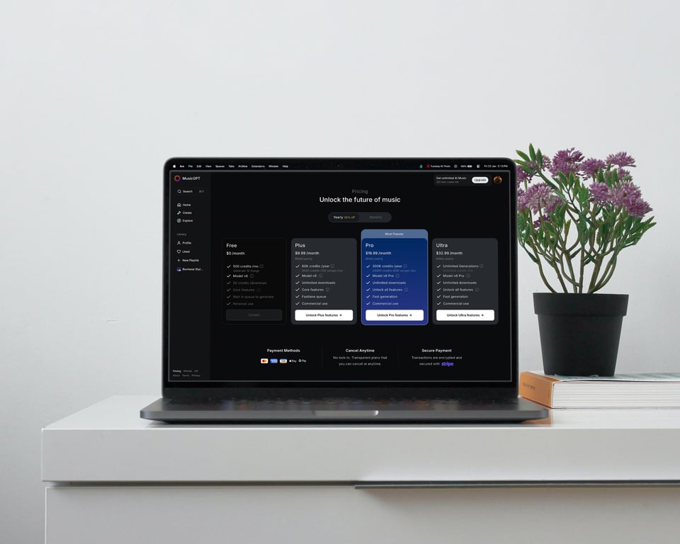 Free AI Music Generator on MusicGPT