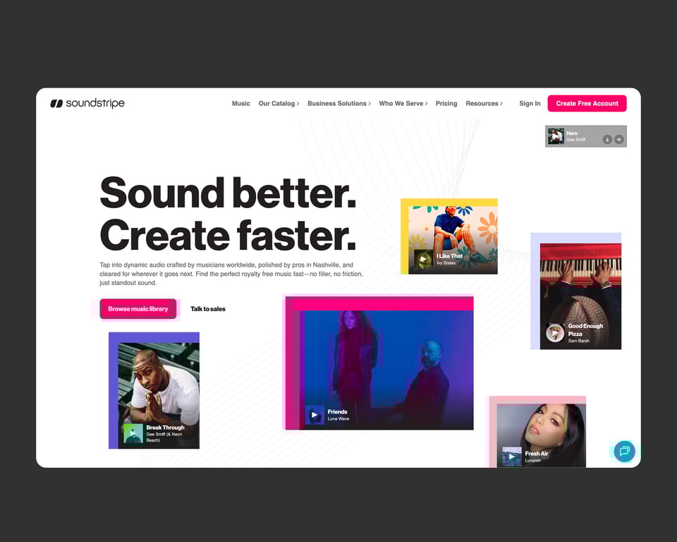 Soundstripe: Curated Playlists by Genre, Mood, and Instrument