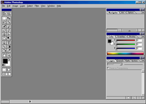 Adobe Photoshop 3.0, 1995