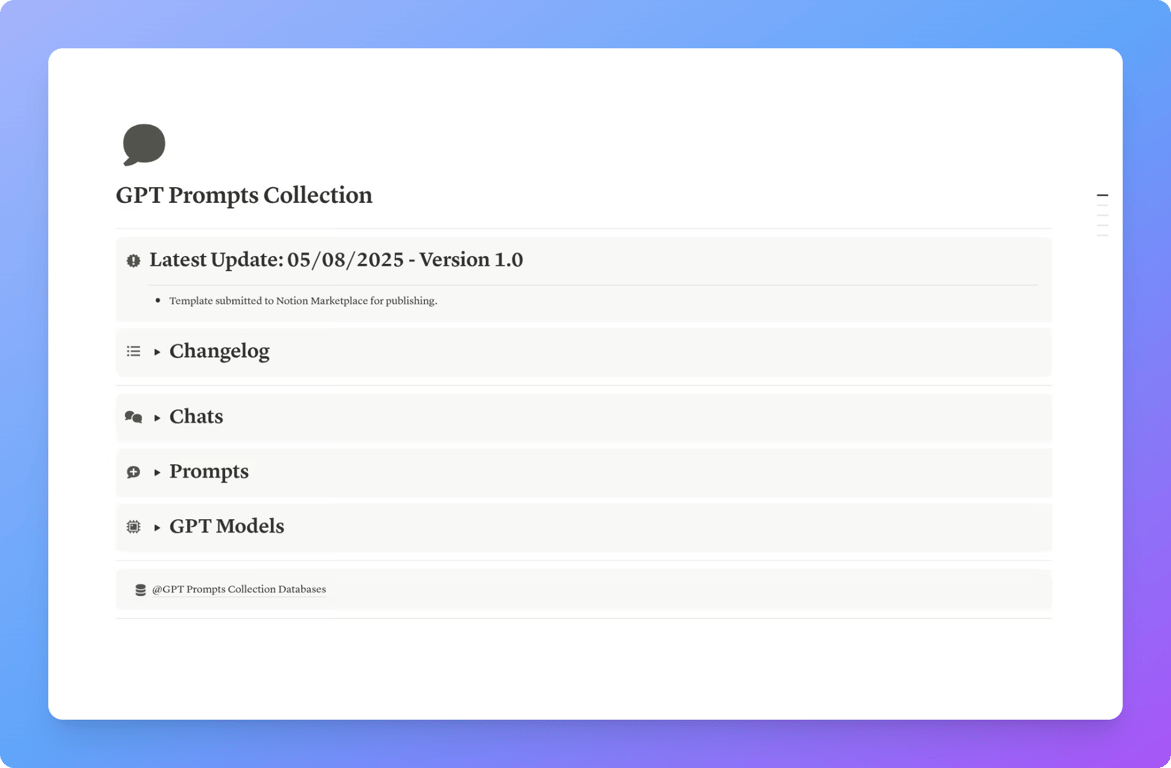 GPT prompt collection
