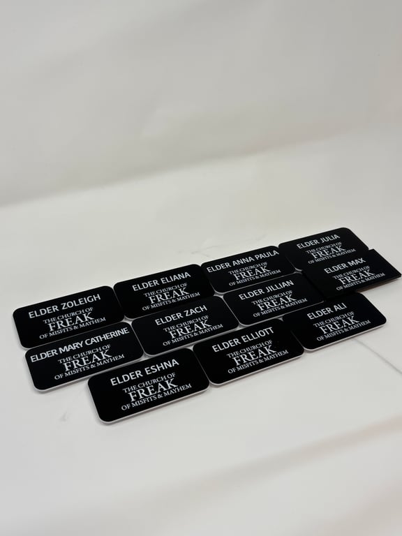 Mormon Prop Nametags