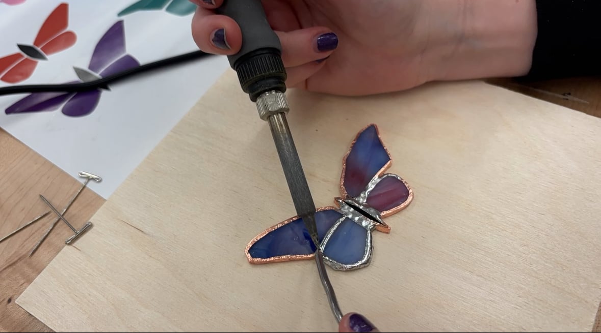 Stained Glass Butterflies