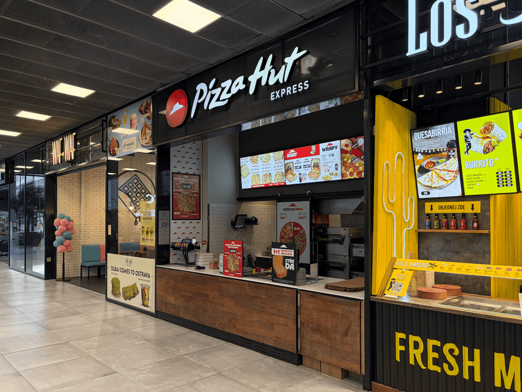 Fit-out restaurace rychlého občerstvení, Ostrava (2019)