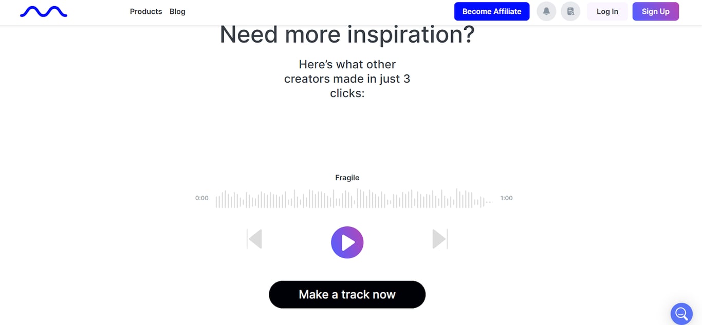 Mubert - Fierce legal background music