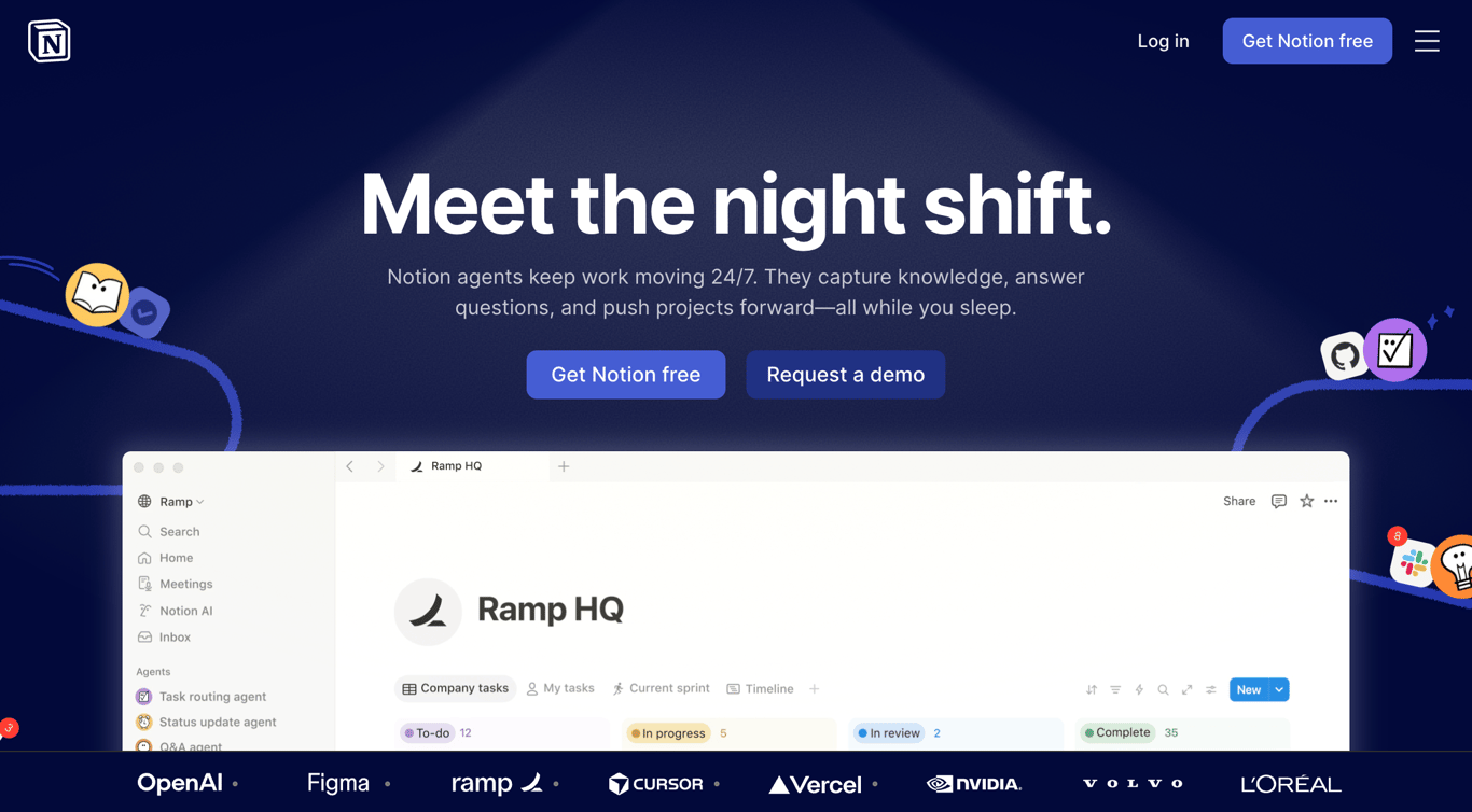 Notion productivity workspace