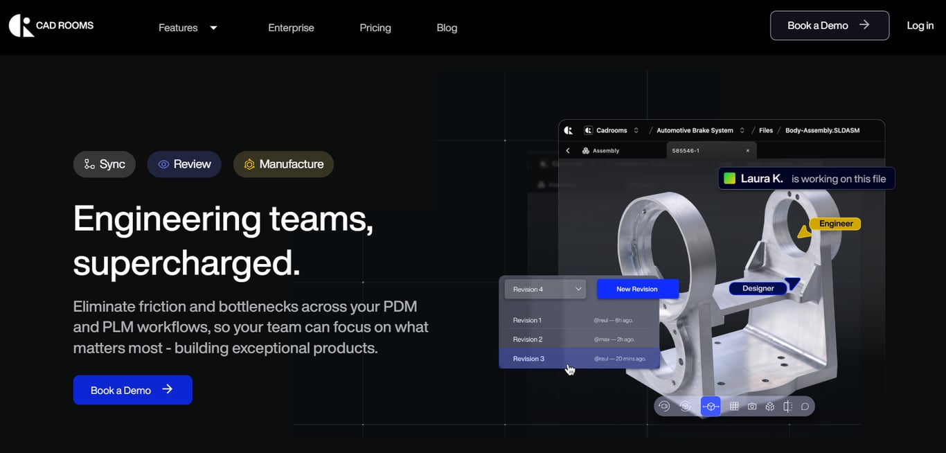 Où puis-je trouver des services PDM cloud avec une intégration facile aux outils CAO ? CAD ROOMS suit un modèle de PDM cloud basé sur les fichiers, conçu pour les équipes d'ingénierie travaillant avec plusieurs outils CAO.