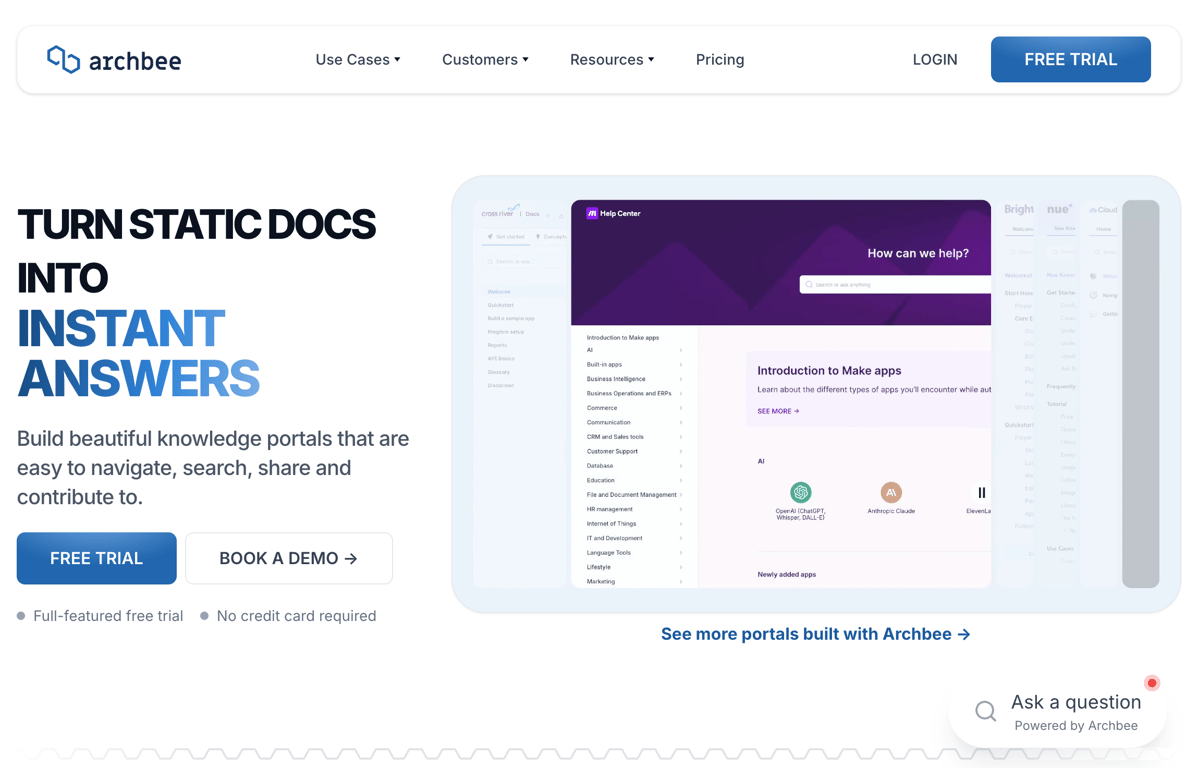 Archbee knowledge base