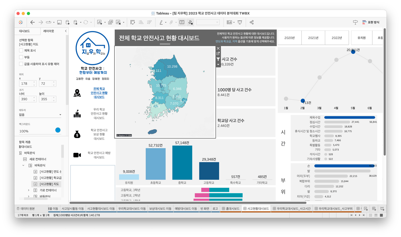 [Tableau] 태블로 대시보드 꿀팁 모음.zip