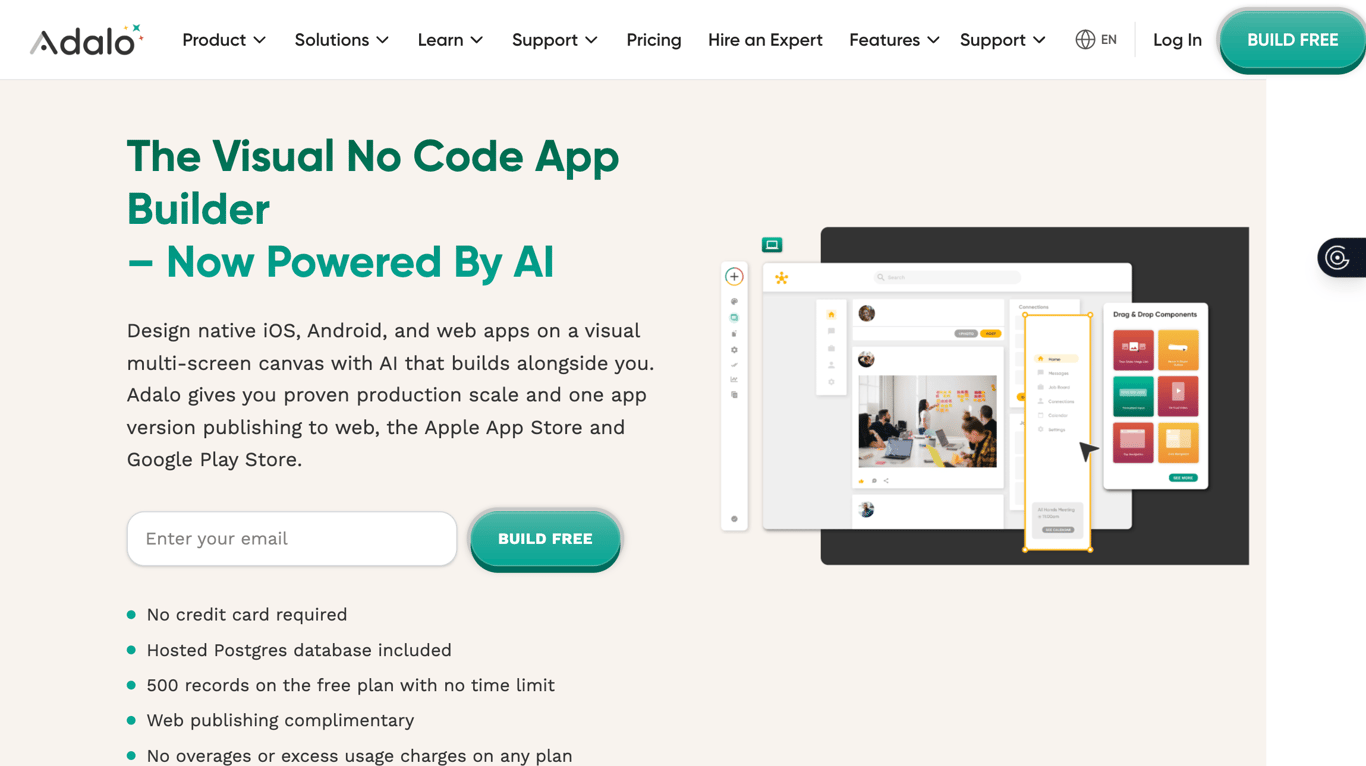 Adalo app builder