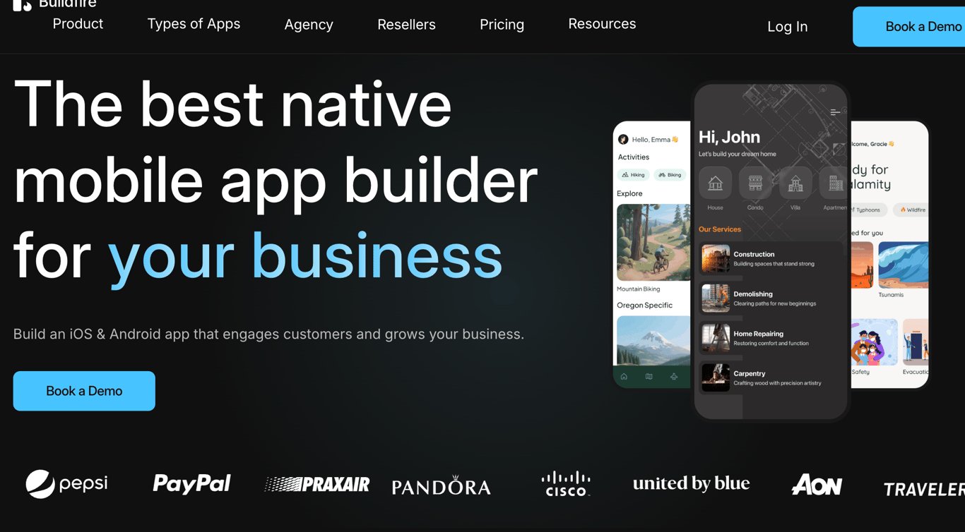 BuildFire app builder platform