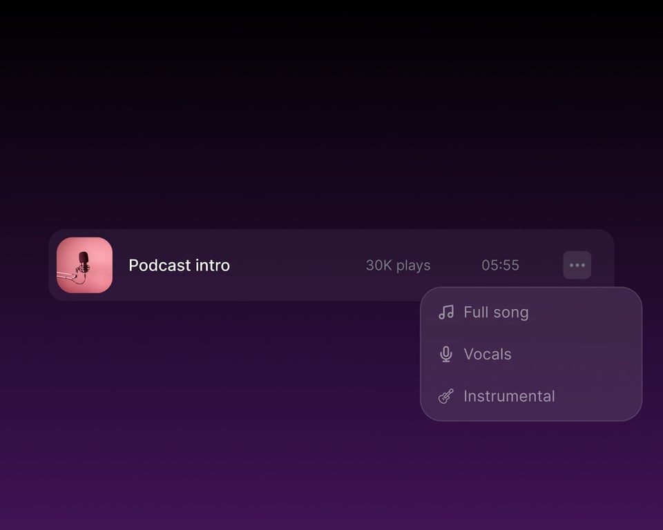 Download Stems using MusicGPT