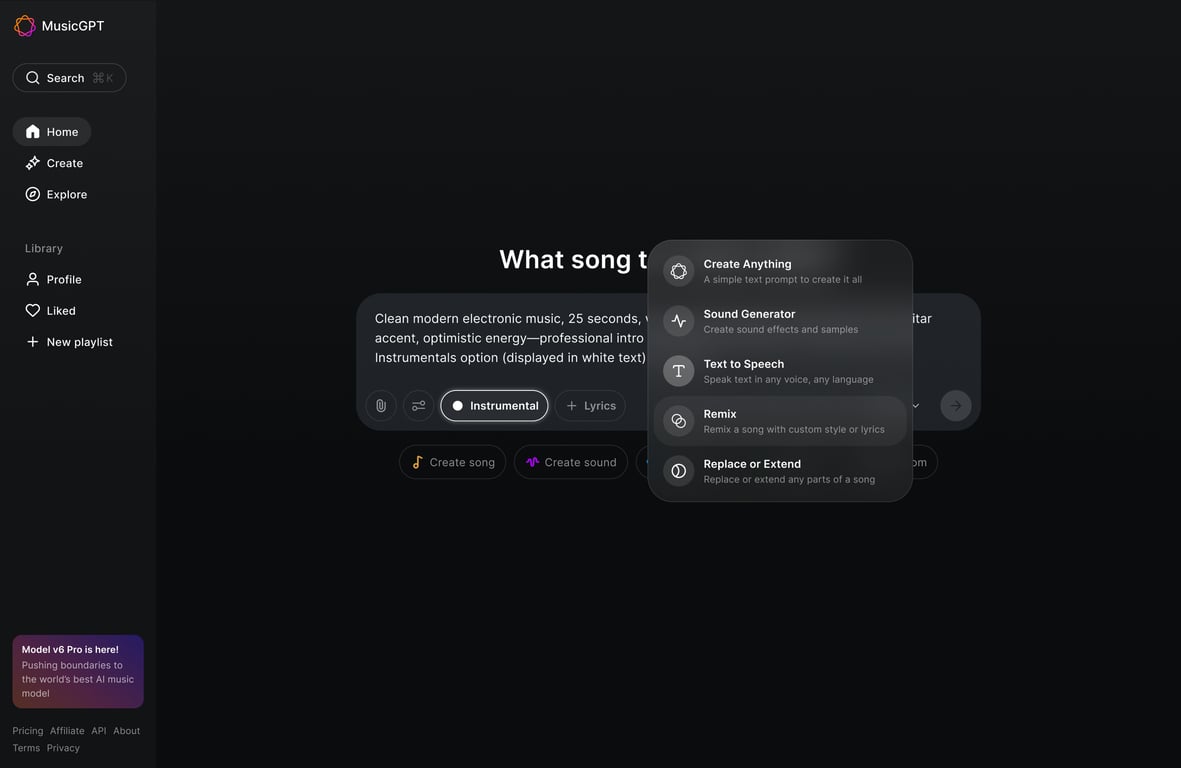 Optimize your soundtrack: Extend, Remix, Replace, Edit