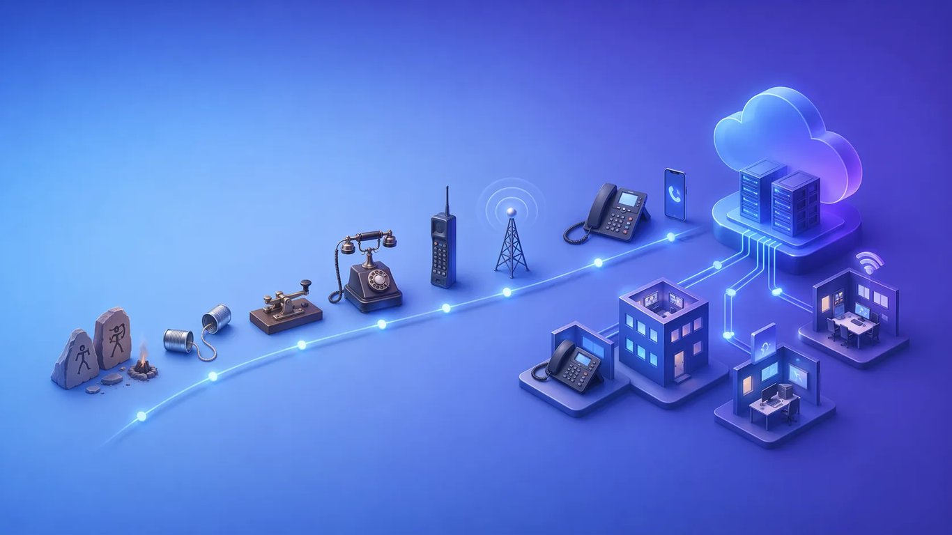 From Smoke Signals to Cloud PBX: A Timeline of Telecommunications
