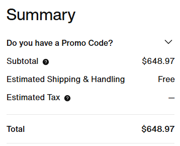 나이키 프로모션코드 적용 전 화면