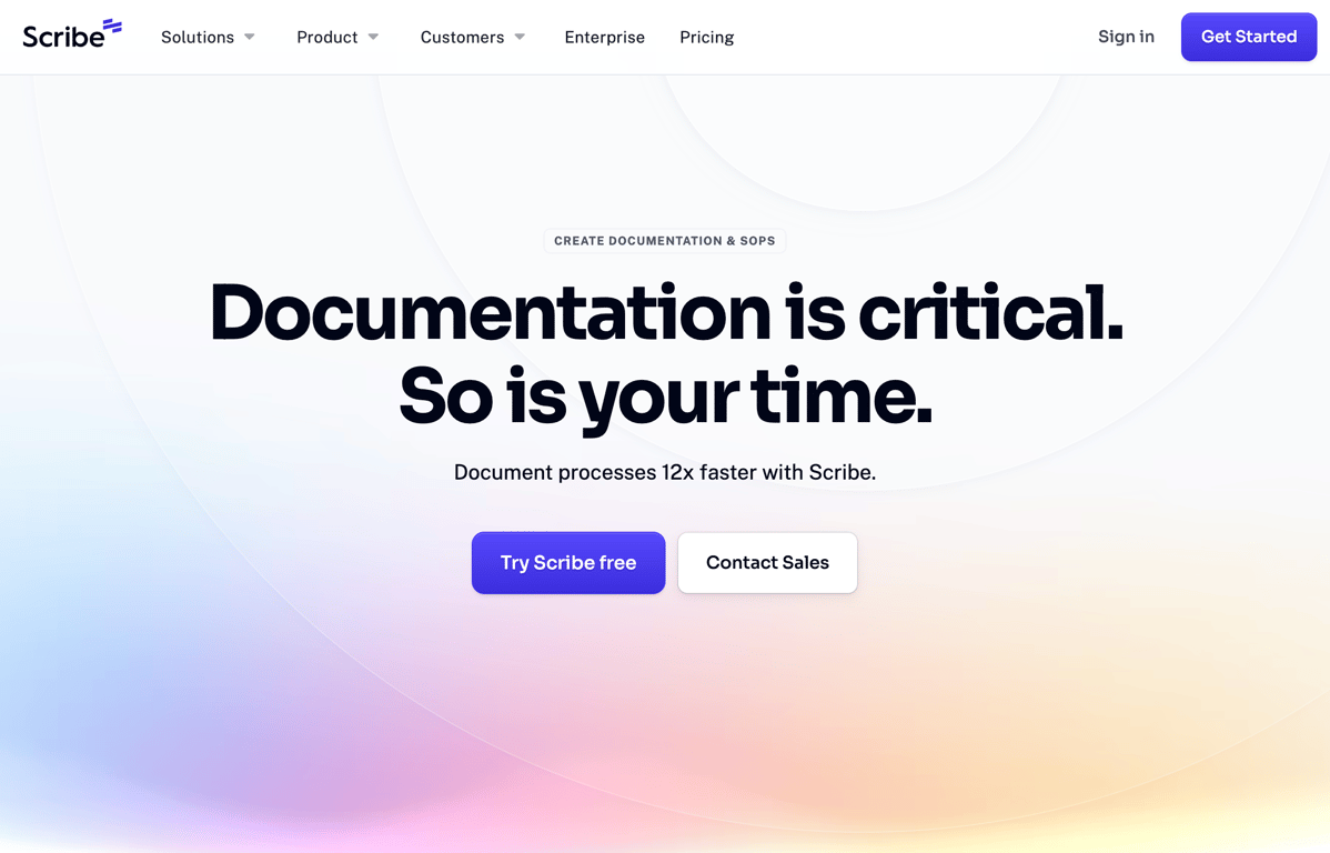 Scribe AI process documentation tool