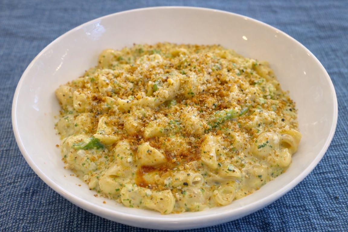 Ultra Gooey Stovetop Mac and Cheese with Broccoli