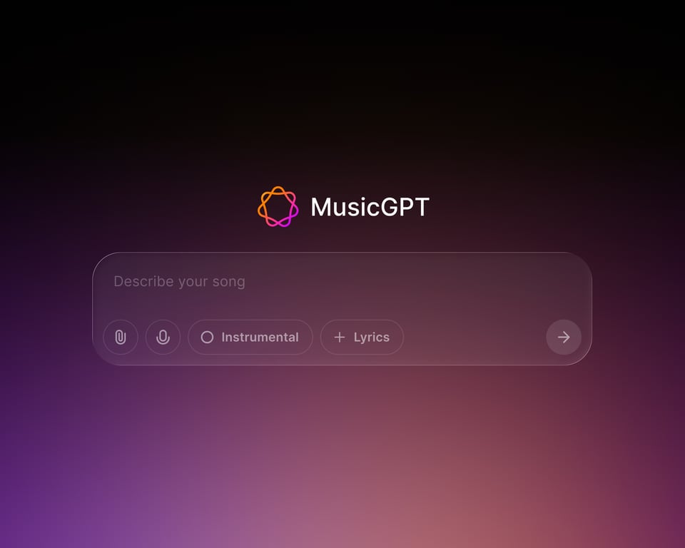 MusicGPT Home Page