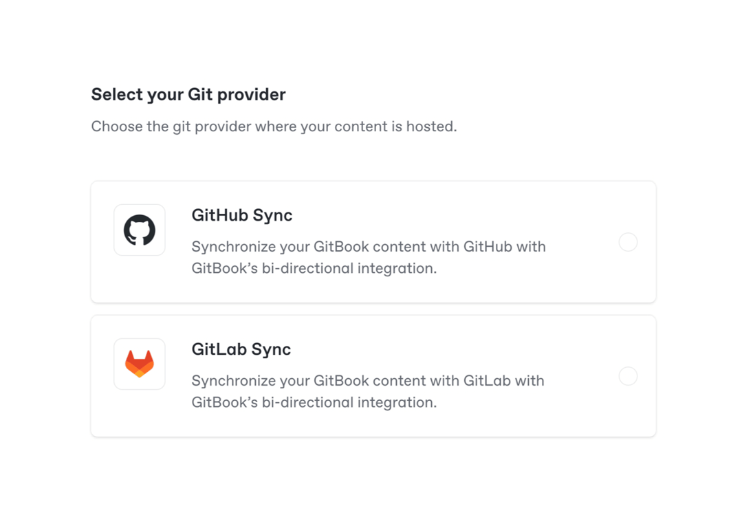 GitBook Git Provider
