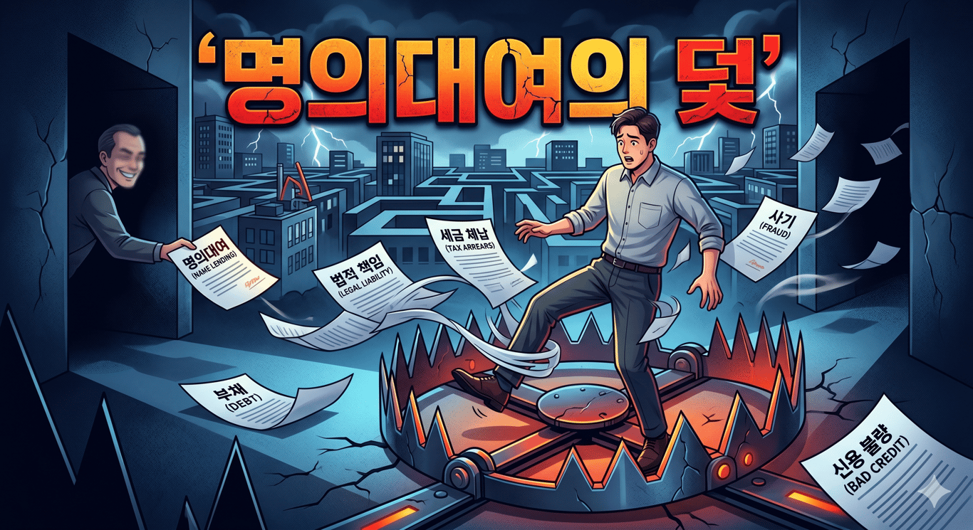 [명의대여의 덫] "이름만 좀 빌려줘"라는 말, 인생을 거는 도박입니다