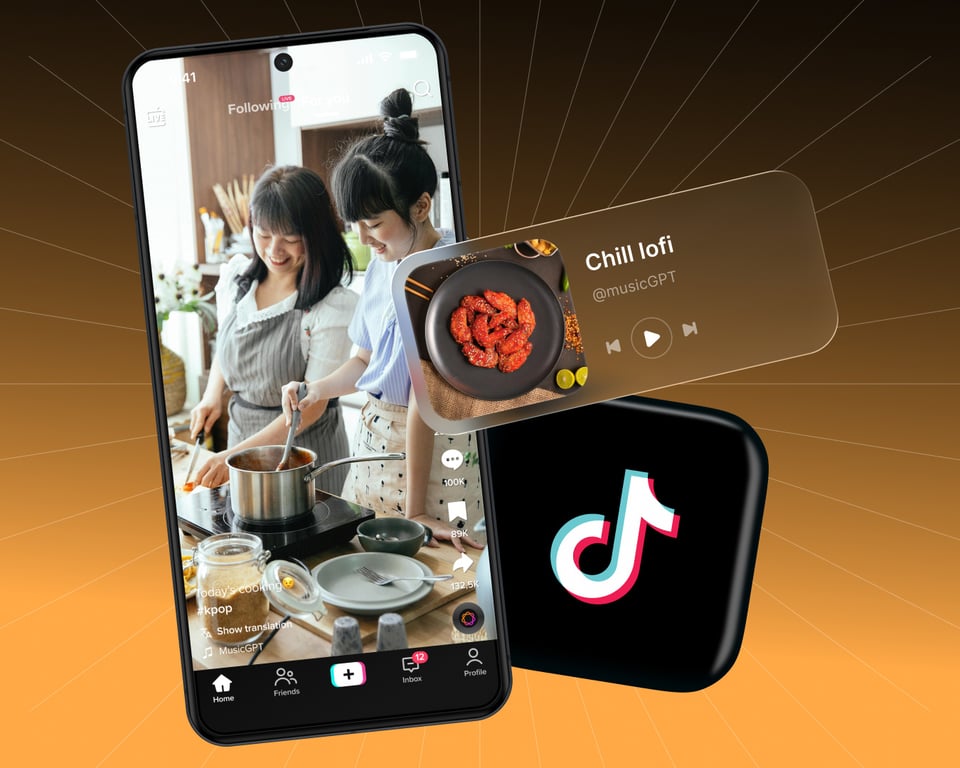 How to Create Custom Music for TikTok Food Videos Using MusicGPT