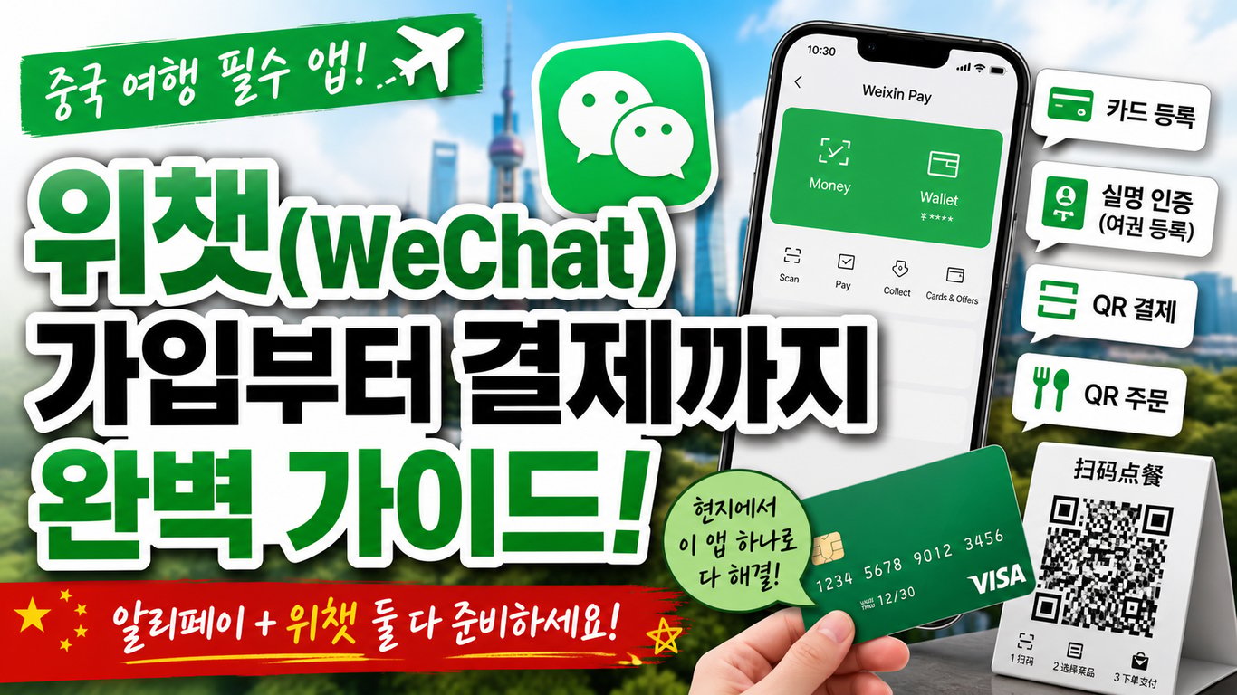 위챗(WeChat) 가입부터 위챗페이 사용방법까지 총정리