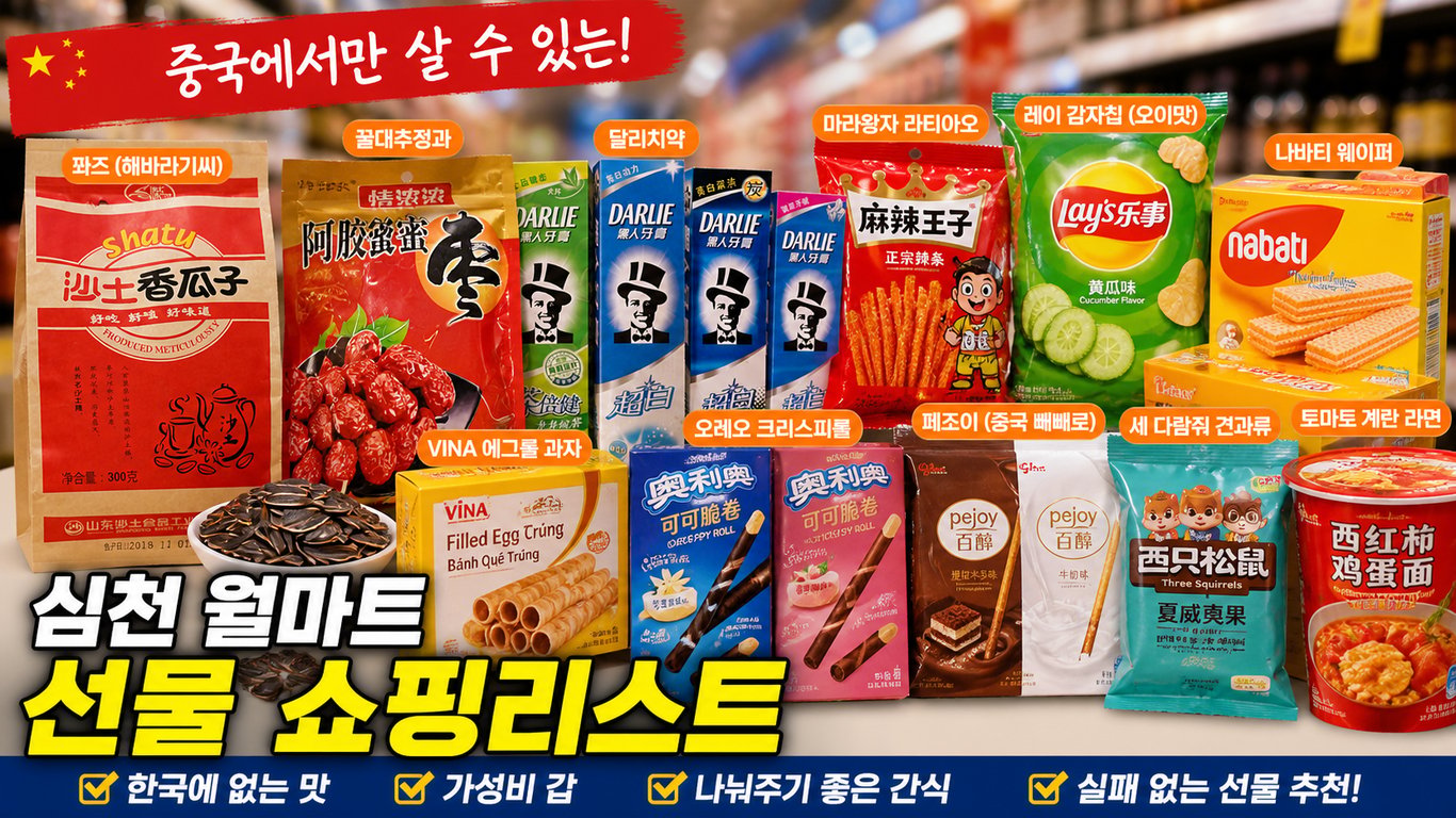 중국 월마트 추천 쇼핑 리스트