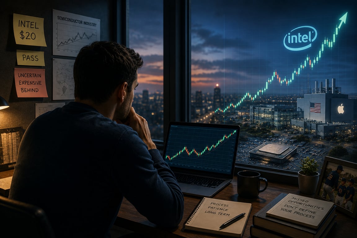 I Missed Intel at $20 — What the Stock Market Taught Me