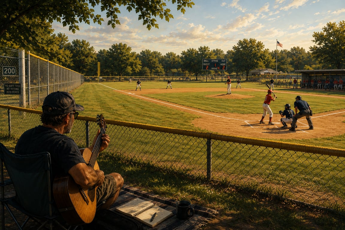 The Unexpected Peace of Bringing a Guitar to Baseball Games