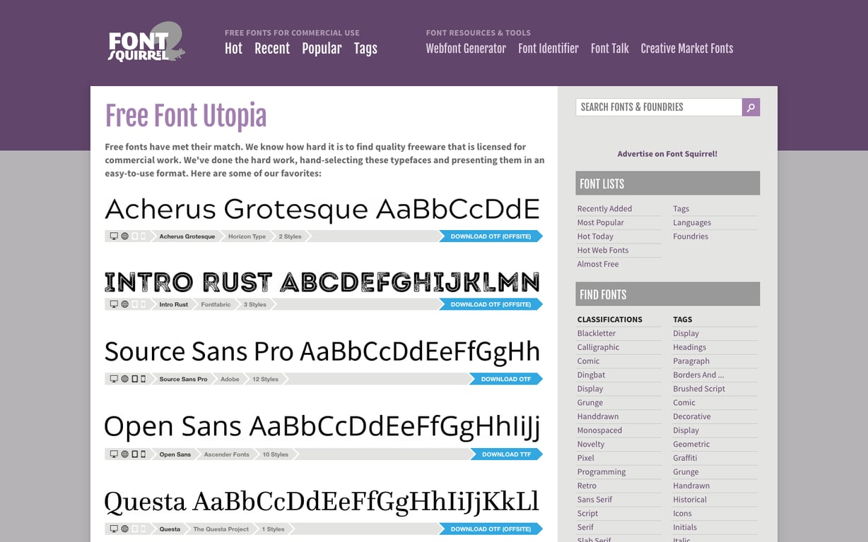 출처: Font Squirrel