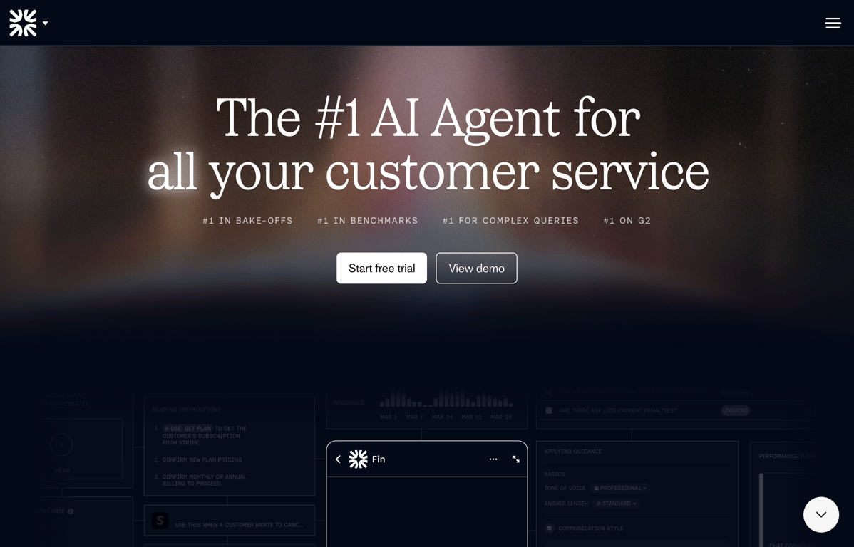 Intercom Fin AI agent