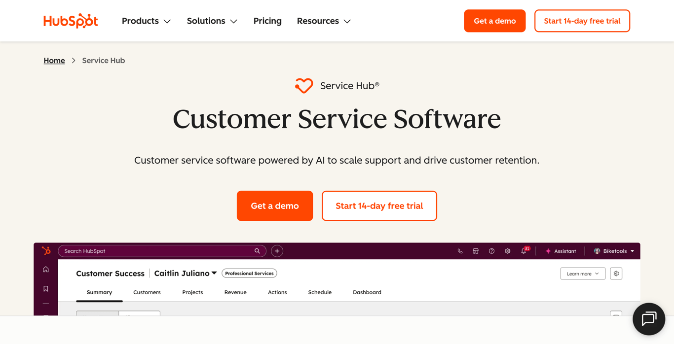 HubSpot Service Hub
