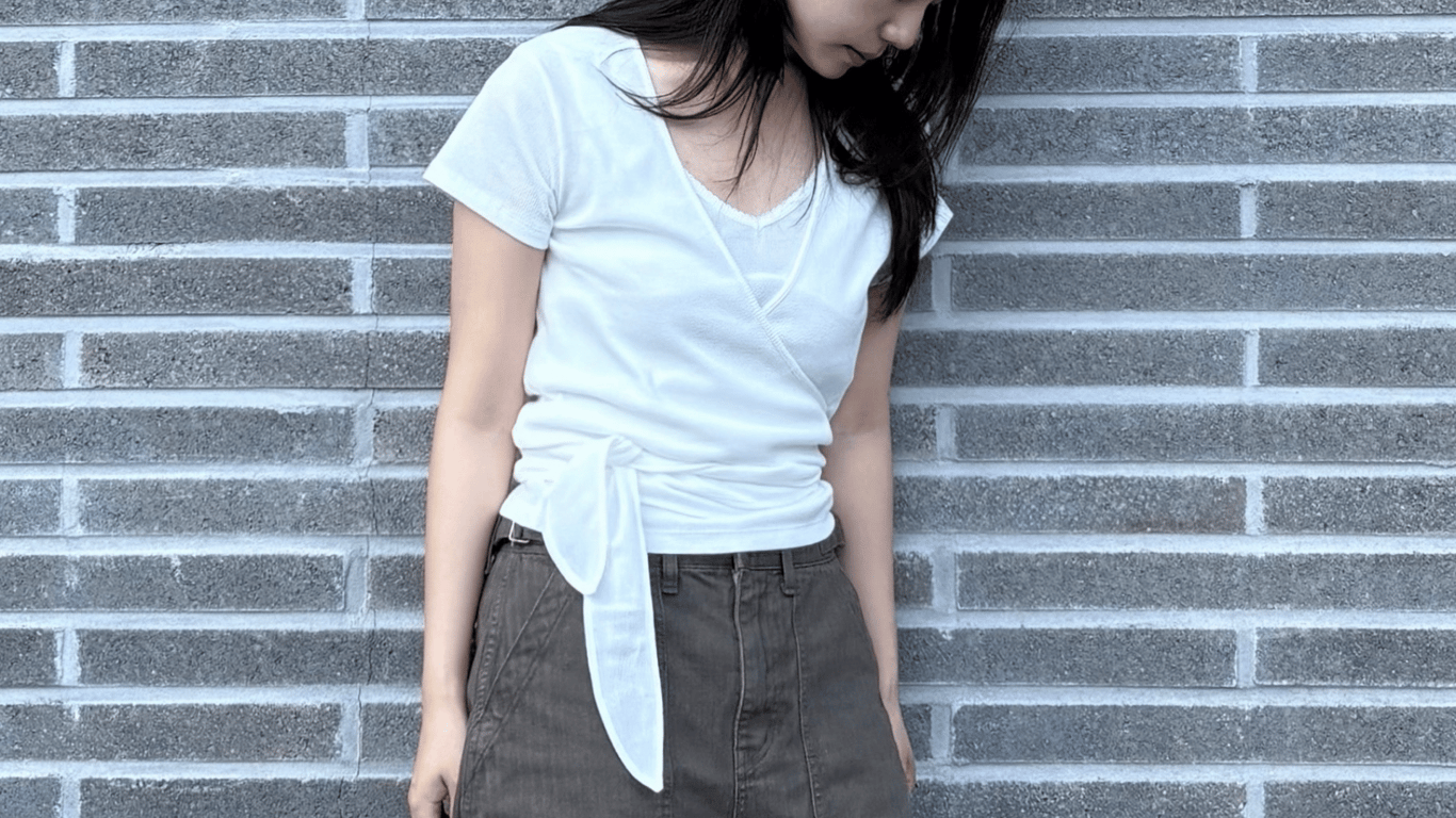 Wrap Detail T-Shirt