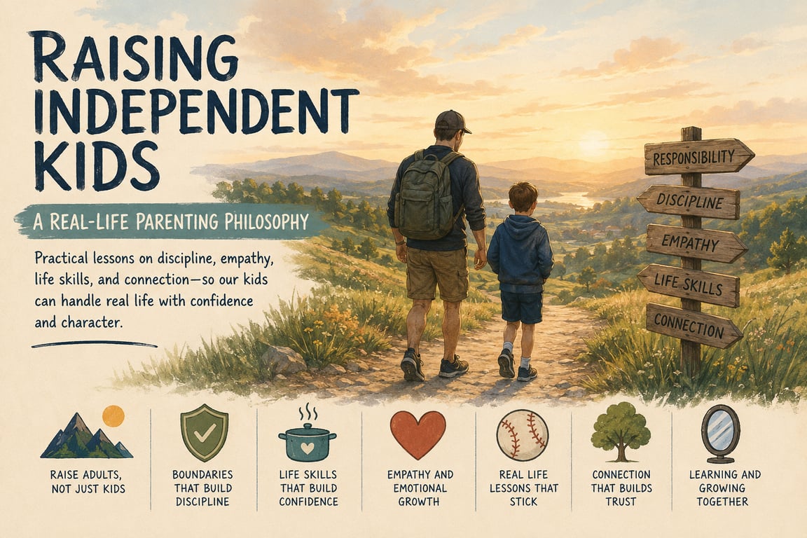How to Raise Independent Kids: A Parenting Philosophy for Real Life