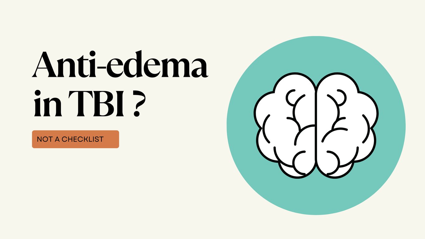 Should I Give Anti-Edema in This TBI?