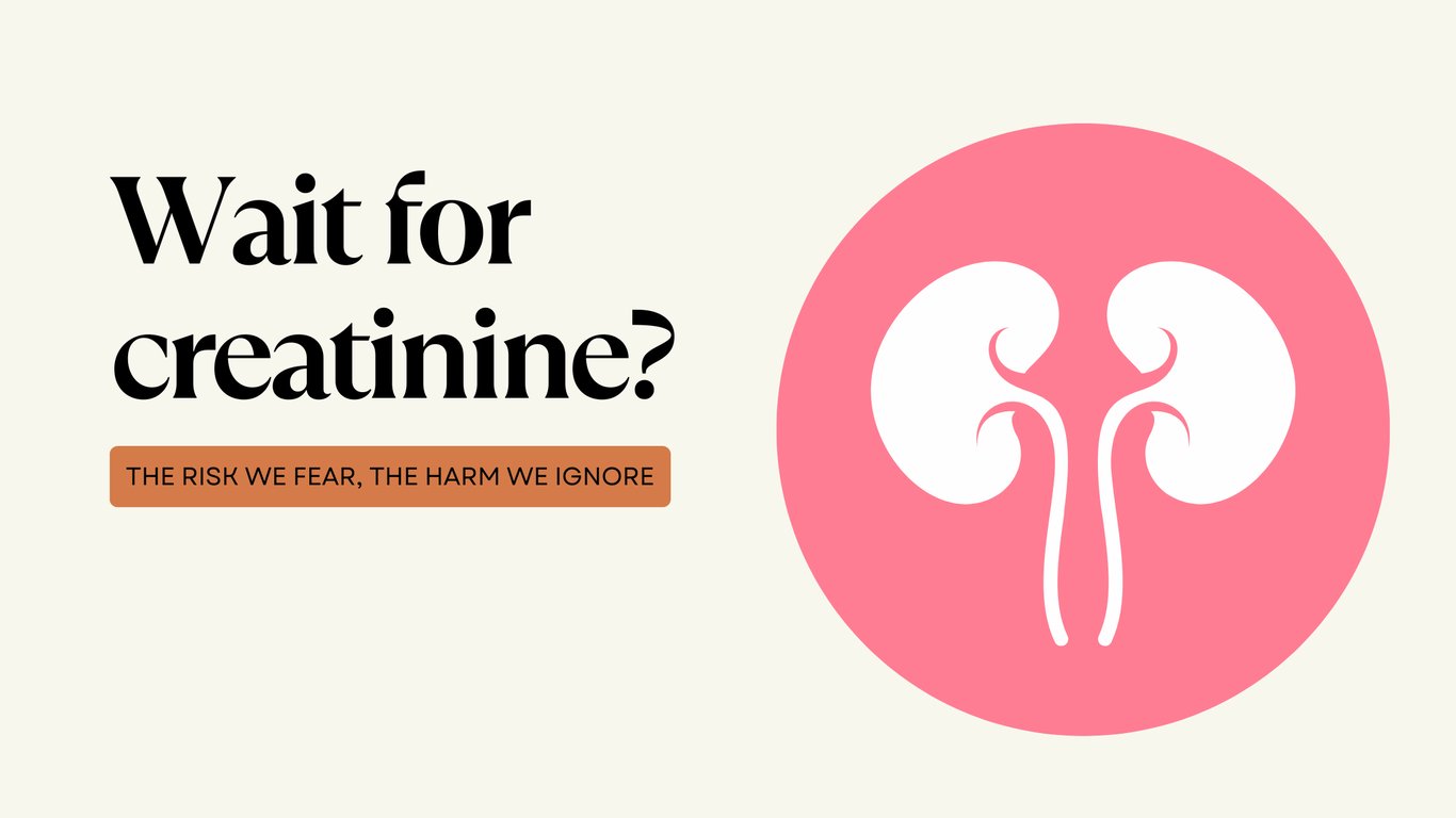 Should I wait for creatinine before this CT?
