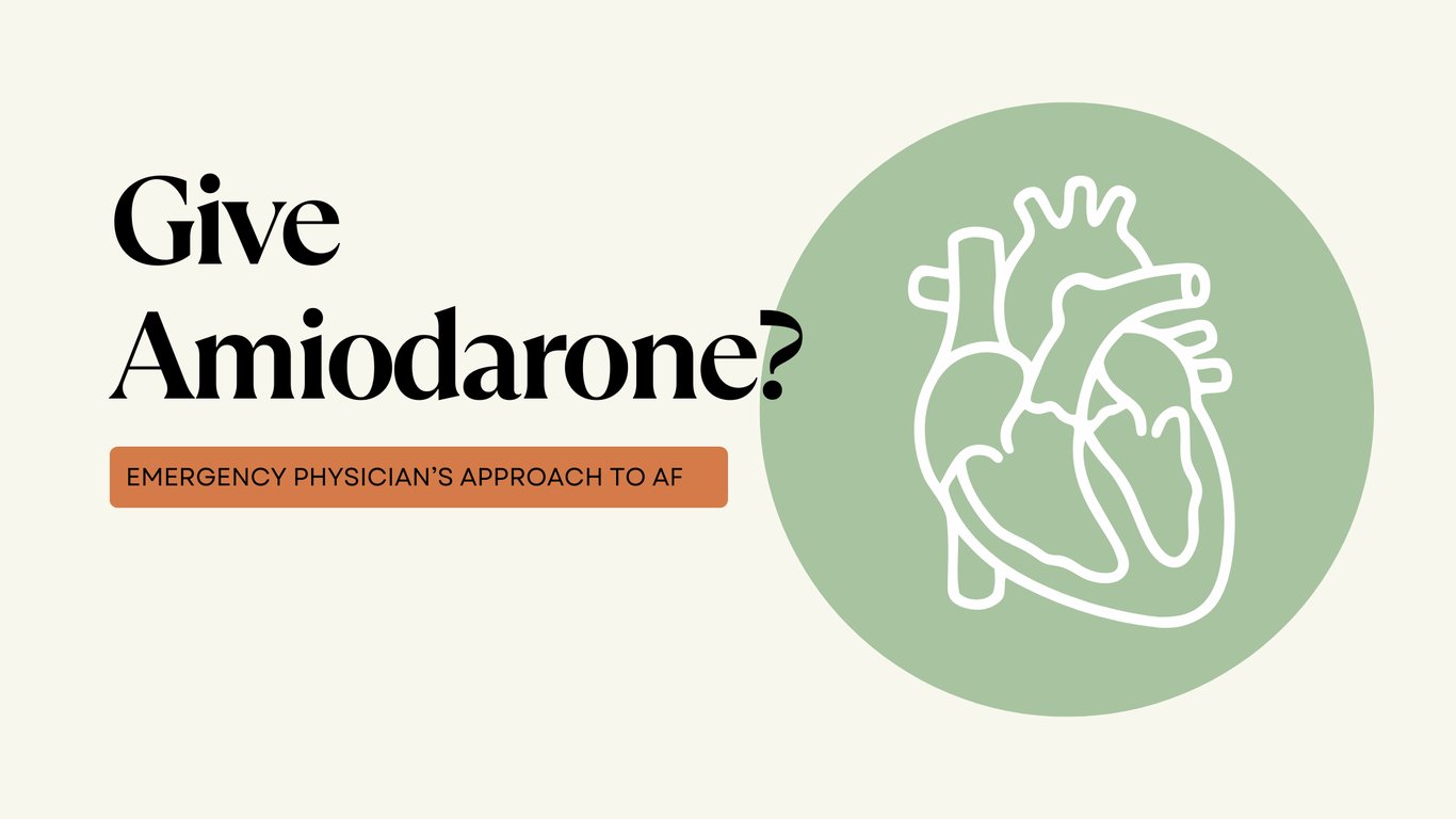 Should I give Amiodarone?