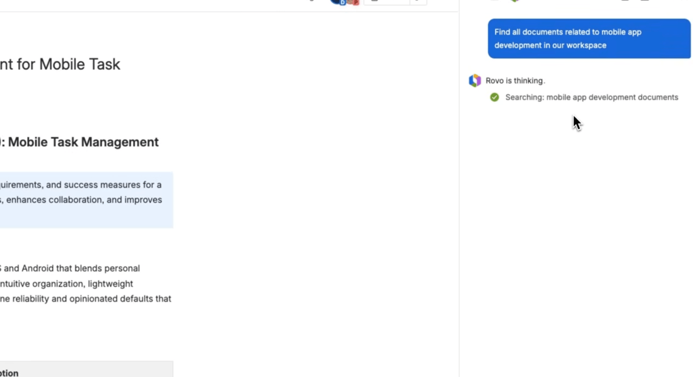 Confluence Rovo AI add-on
