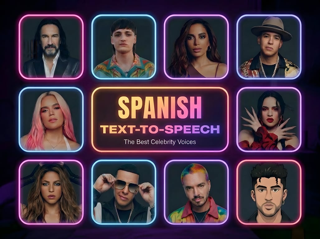 Spanish Text-to-Speech: Celebrity AI Voices and Spanish TTS