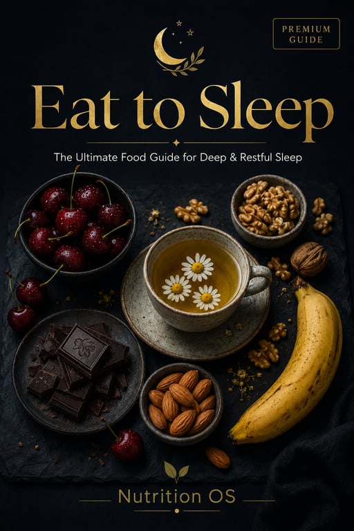 🌙 Eat to Sleep — The ultimate food guide for deep & restful sleep