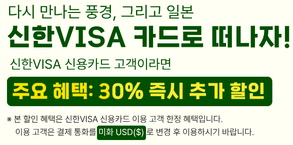 신한카드 VISA 할인