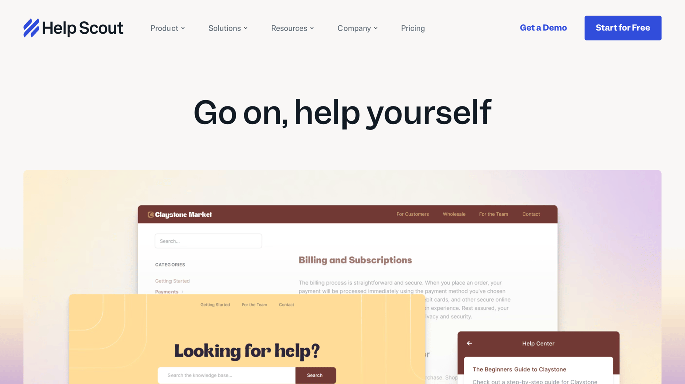 HelpScout shared inbox interface