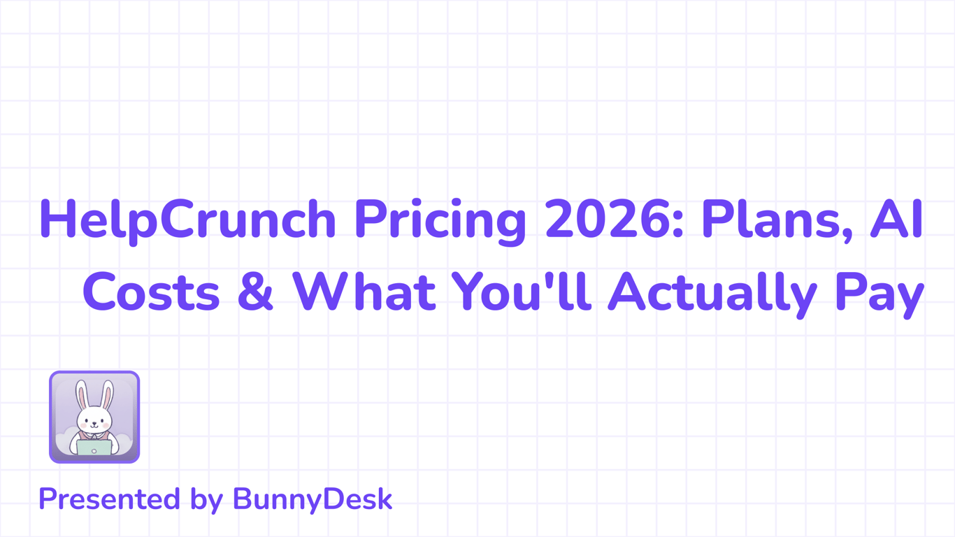 HelpCrunch Pricing 2026: Plans, AI Costs & What You'll Actually Pay