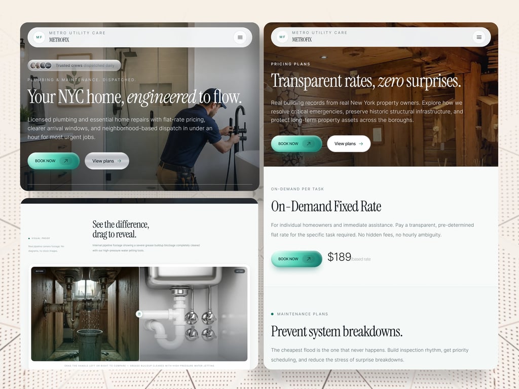 METROFIX — The service directory template for maintenance, HVAC, and property care firms.