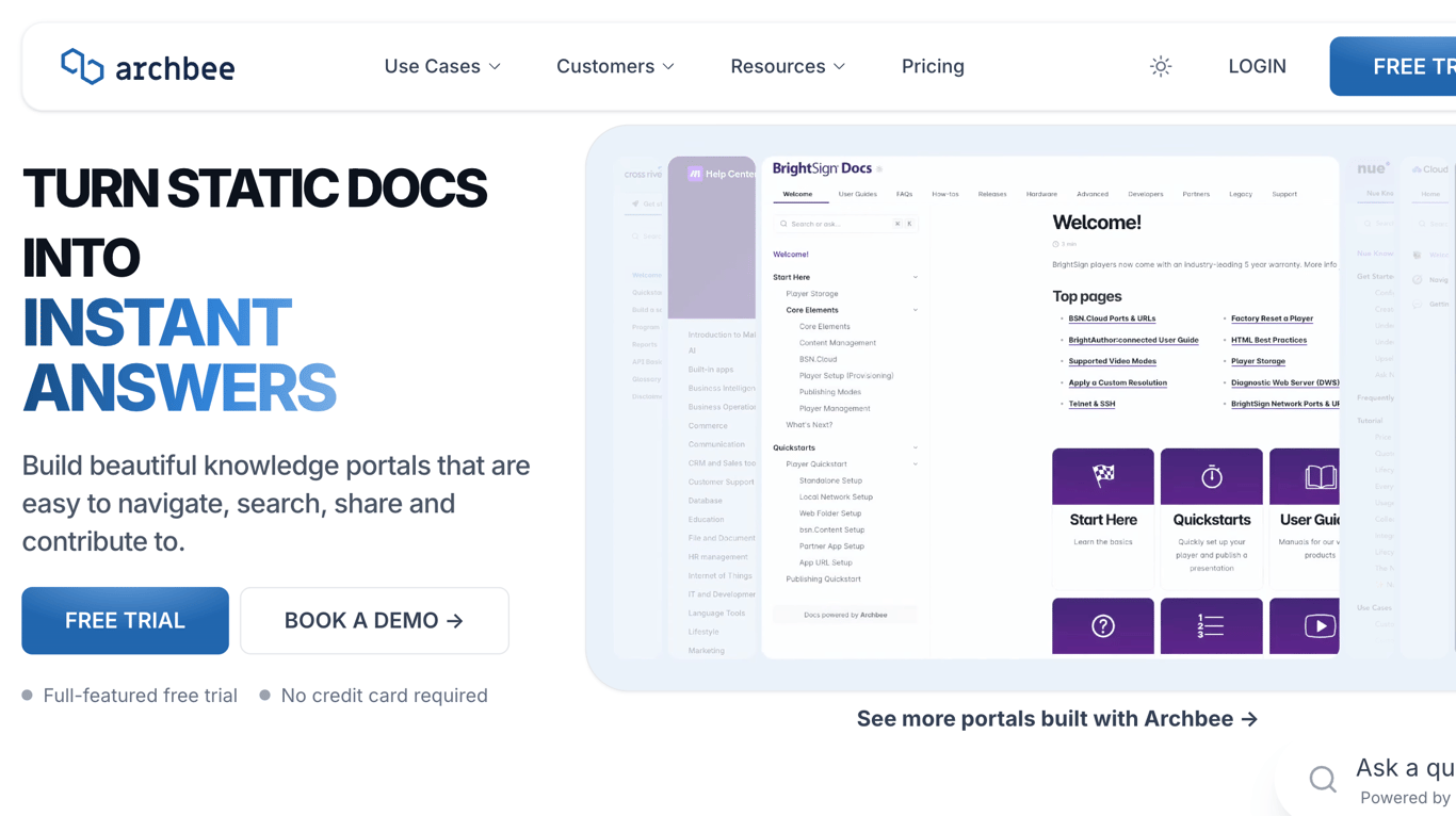 Archbee developer documentation editor