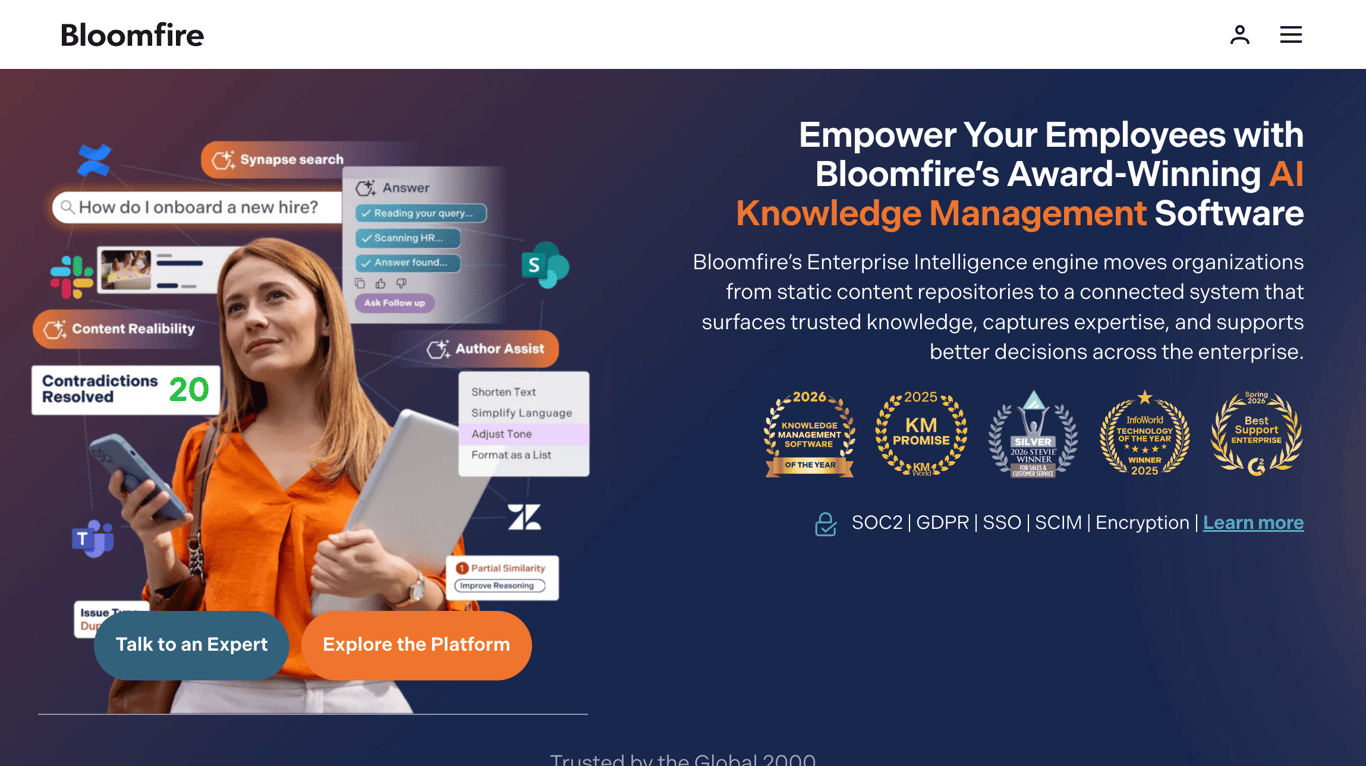 Bloomfire enterprise knowledge sharing