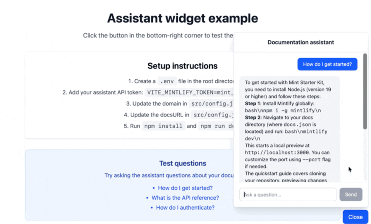 Mintlify AI Agent codebase